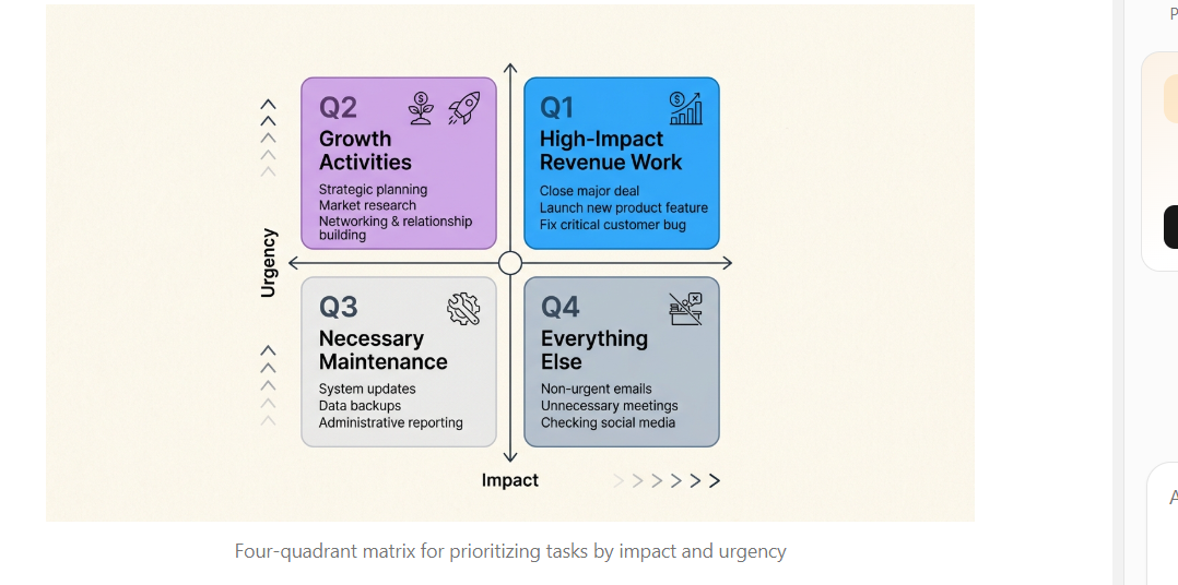 quadrant matrix